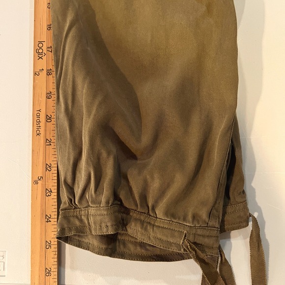 Sundance Women's 14 Lyocell Iva Cargo Pants Drawstring Hem Utility Pockets Soft - Picture 10 of 11